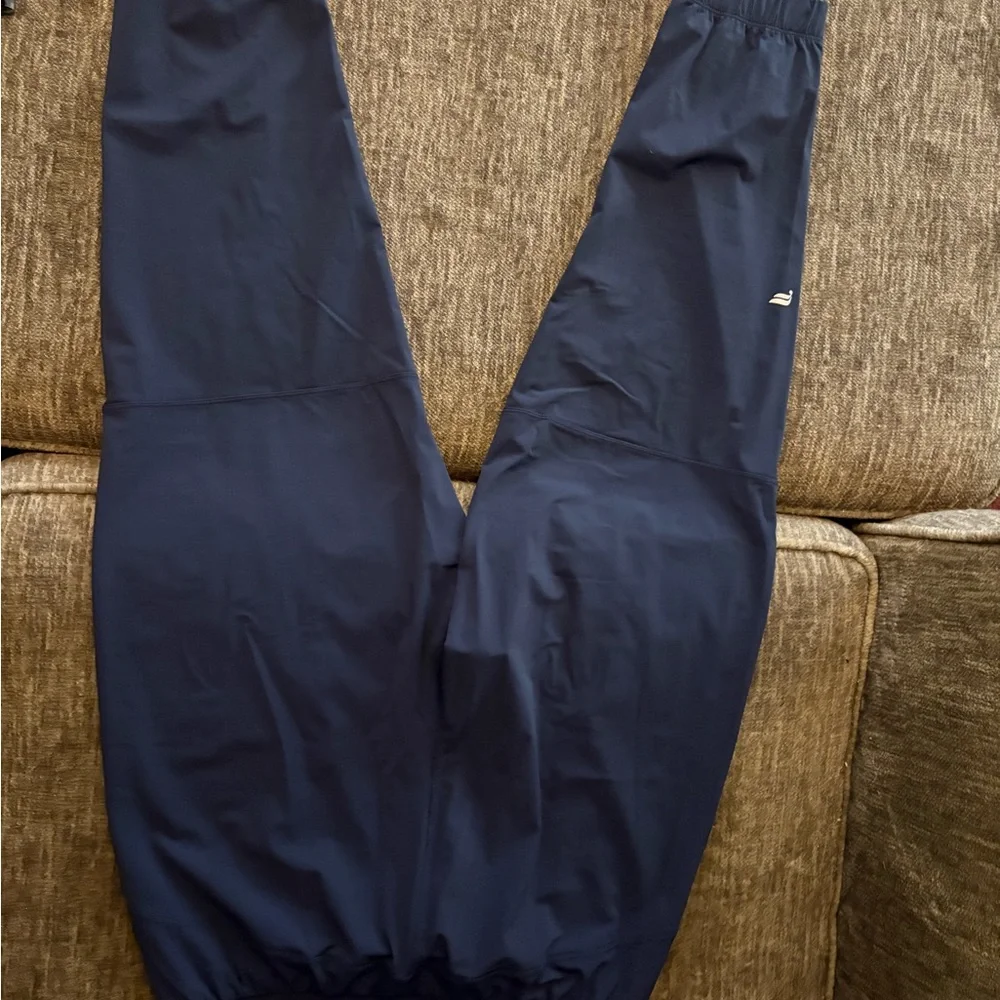 Fabletics Blue Track Pants with Elastic Waistband - Picture 3 of 7